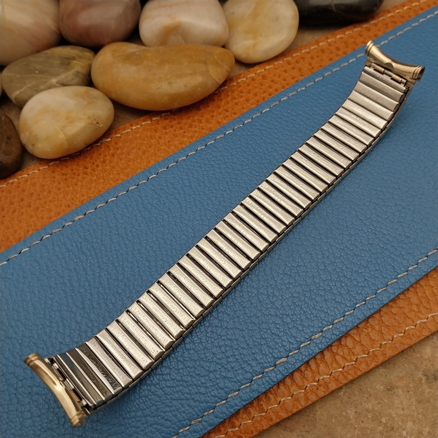 19mm 18mm 17mm Kreisler 10k Yellow Gold-Filled Unused 1960s Vintage Watch Band