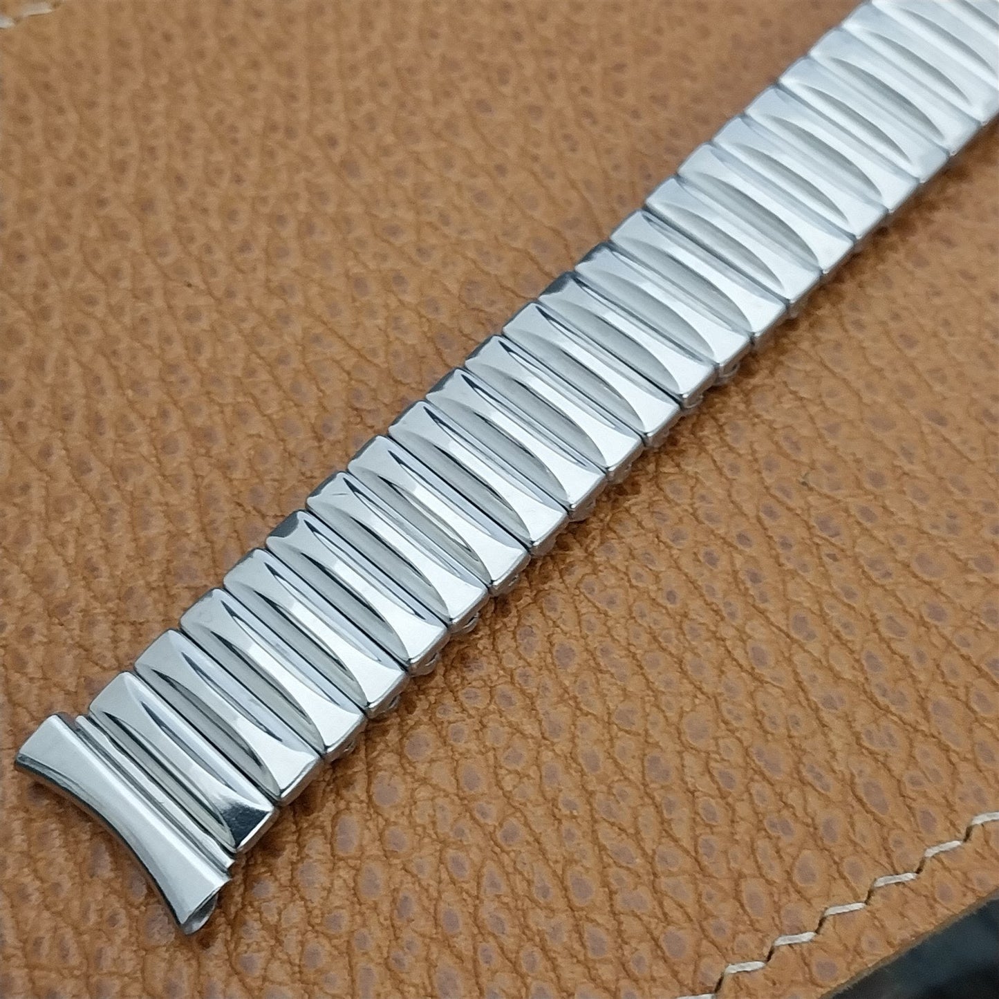 17.2mm Scott Stainless Steel nos Unused 1970s Vintage Watch Band
