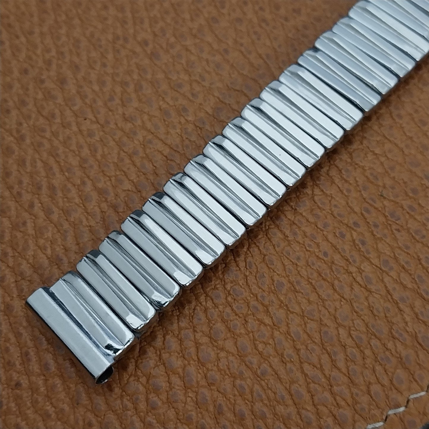 Scott 17.2mm Stainless Steel Expansion Unused nos 1970s Vintage Watch Band