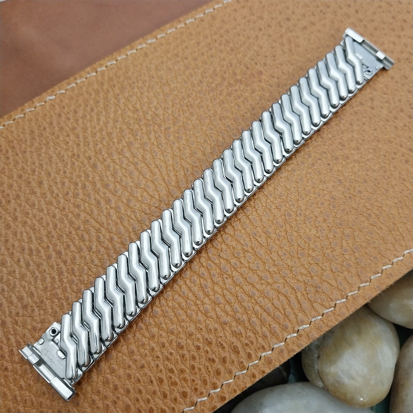 16mm 18mm 19mm Stainless Steel Expansion AirFlex USA 1960s Vintage Watch Band