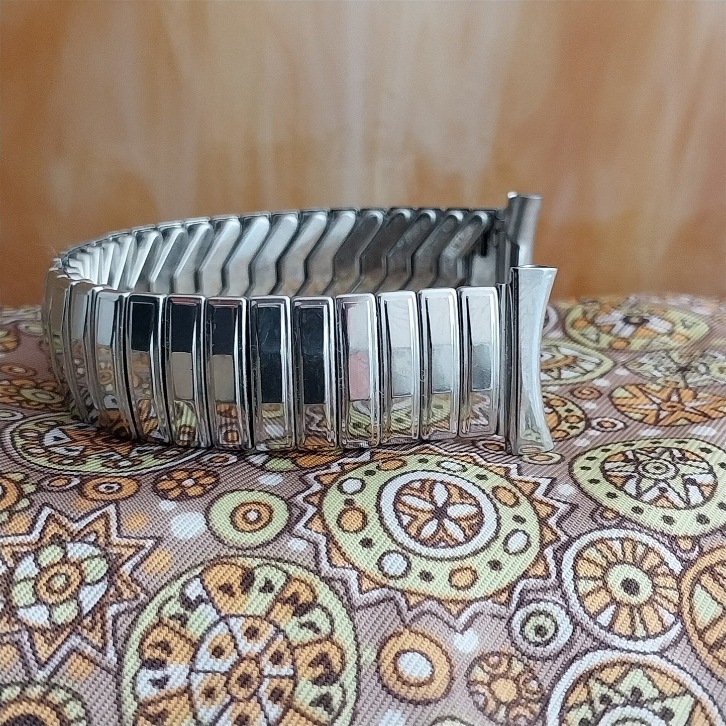 16mm 18mm 19mm Stainless Steel Expansion Scott Unused 1970s Vintage Watch Band