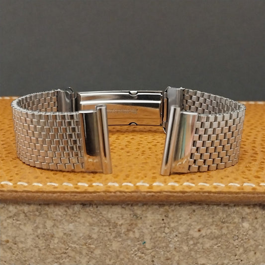19mm 18mm 16mm 1940s Stainless Steel Mesh JB Champion Unused Vintage Watch Band