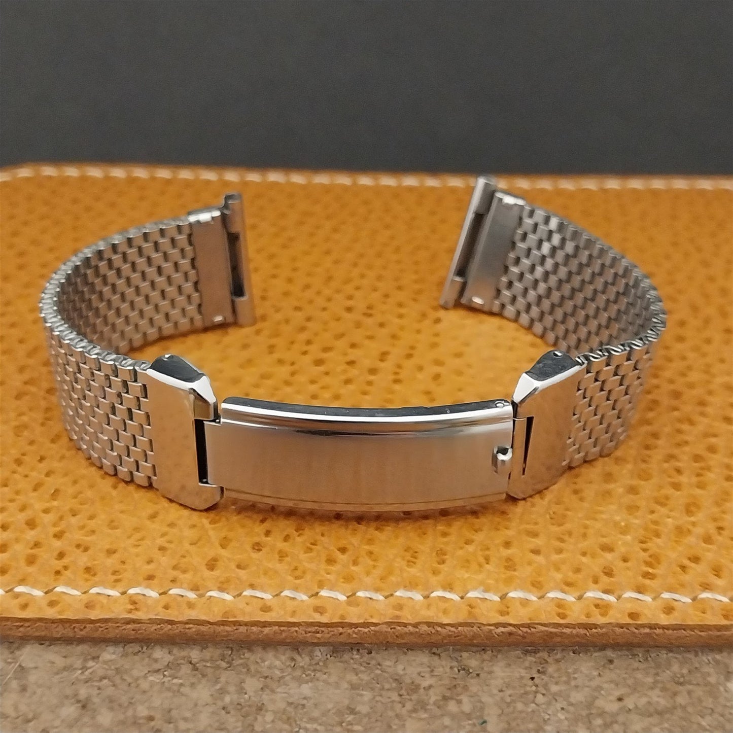 19mm 18mm 16mm 1940s Stainless Steel Mesh JB Champion Unused Vintage Watch Band