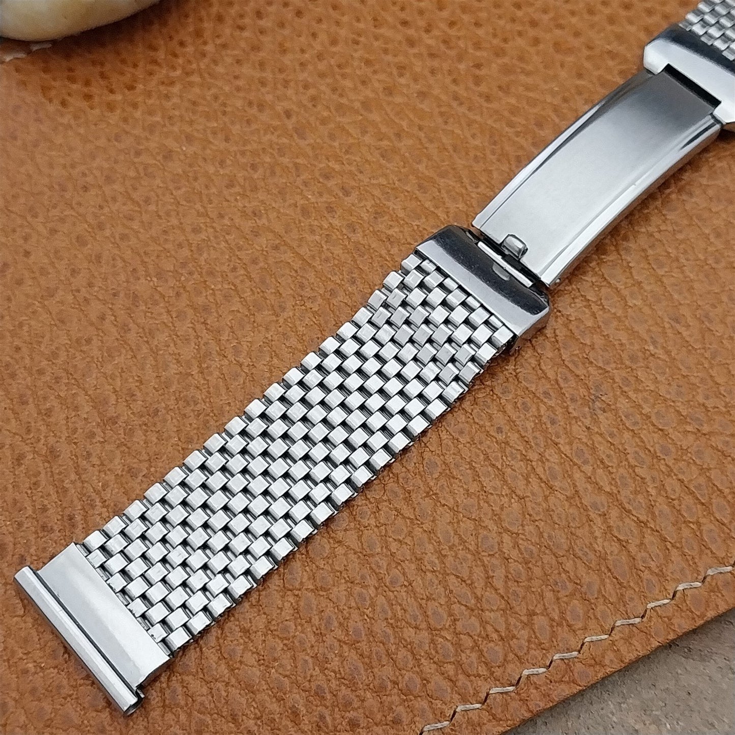 19mm 18mm 16mm 1940s Stainless Steel Mesh JB Champion Unused Vintage Watch Band