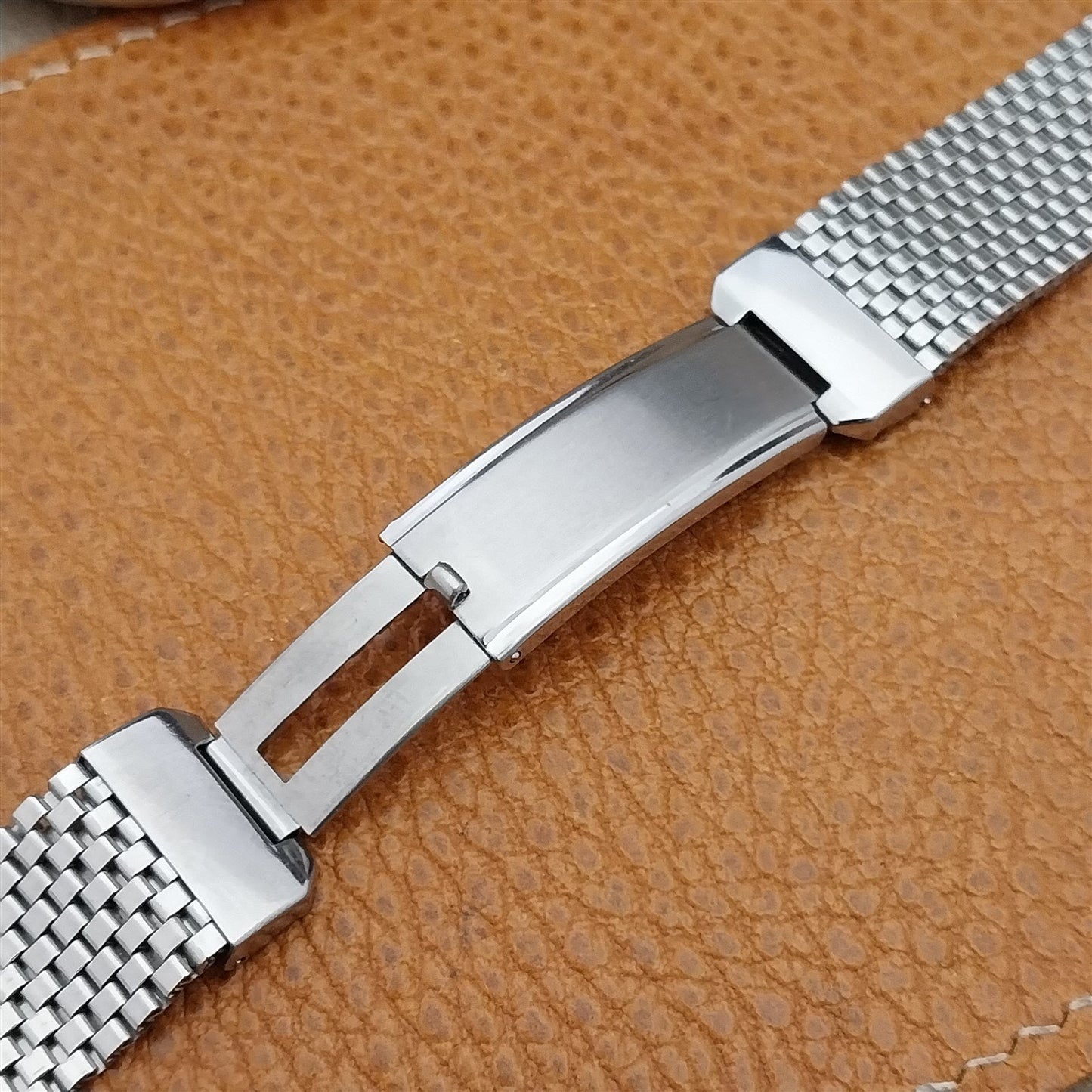 19mm 18mm 16mm 1940s Stainless Steel Mesh JB Champion Unused Vintage Watch Band