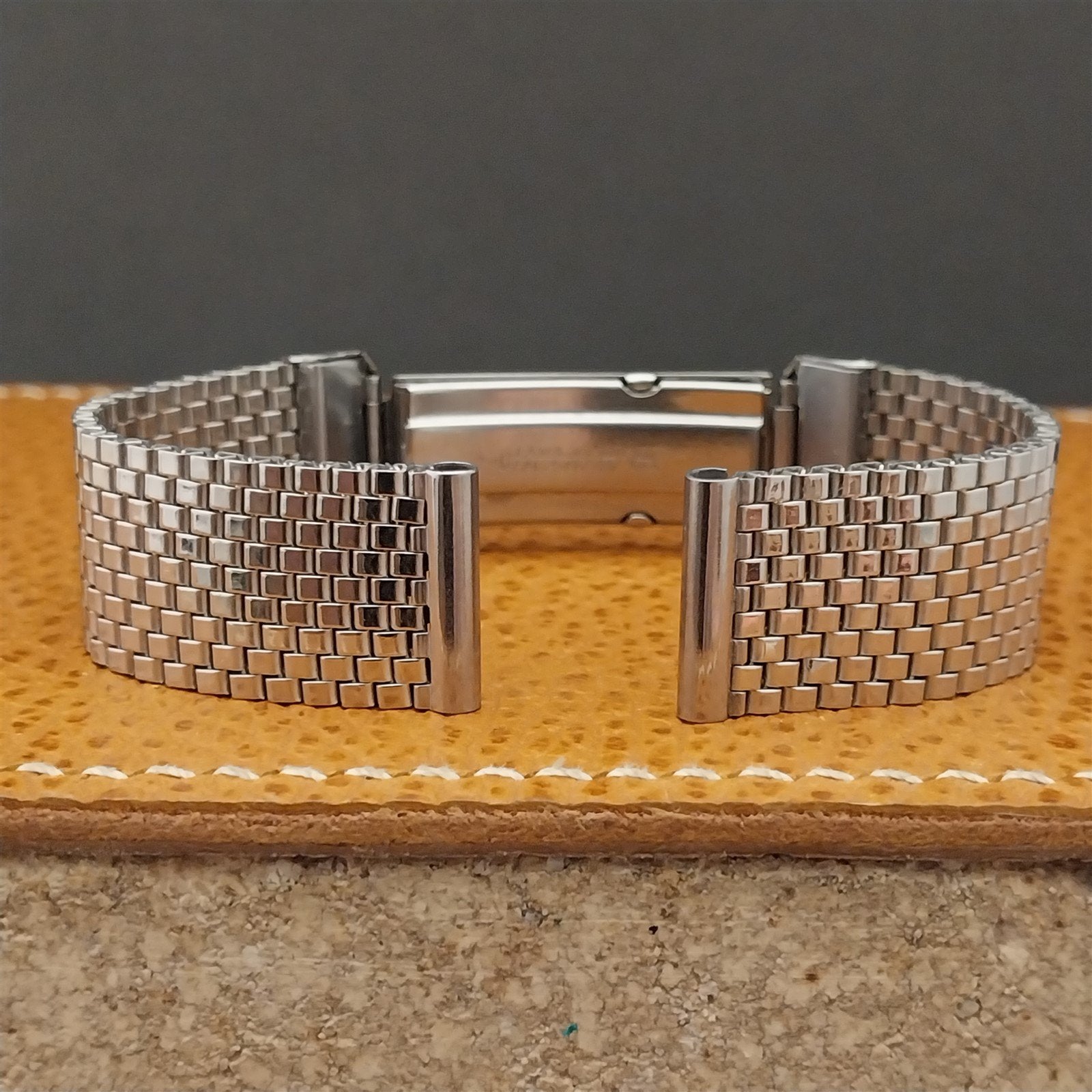 5/8" JB Champion Stainless Steel Mesh Unused nos 1940s Vintage Watch Band