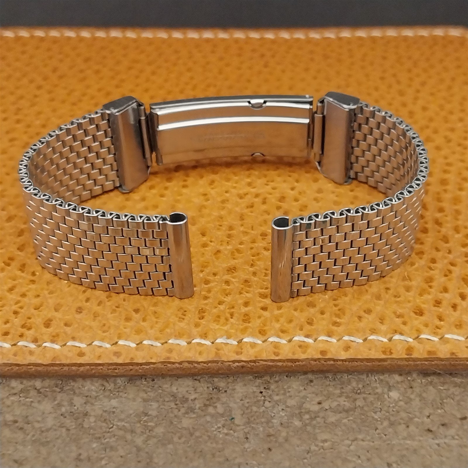 5/8" JB Champion Stainless Steel Mesh Unused nos 1940s Vintage Watch Band