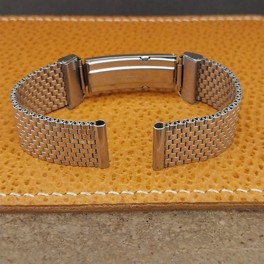 5/8" JB Champion Stainless Steel Mesh Unused nos 1940s Vintage Watch Band