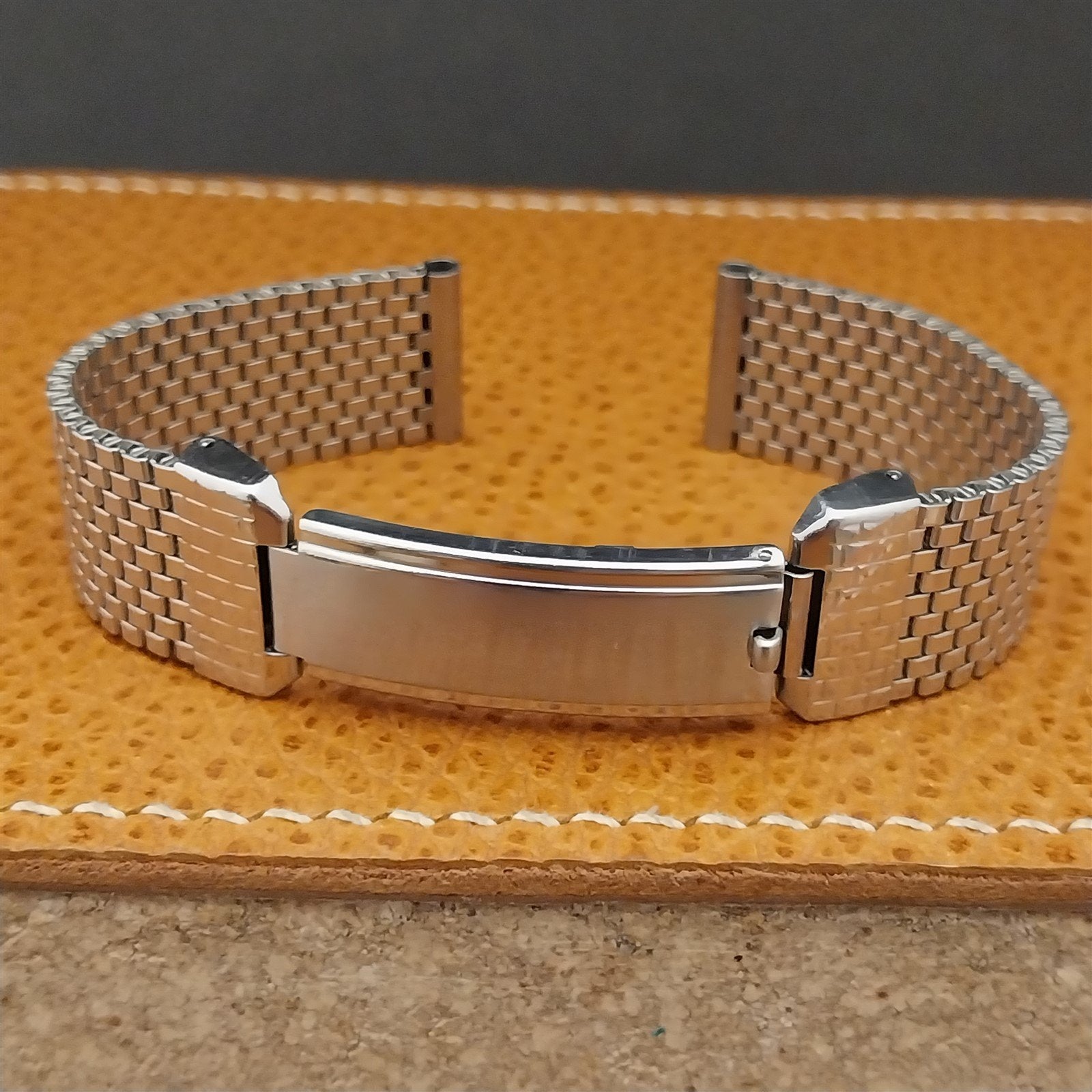 5/8" JB Champion Stainless Steel Mesh Unused nos 1940s Vintage Watch Band