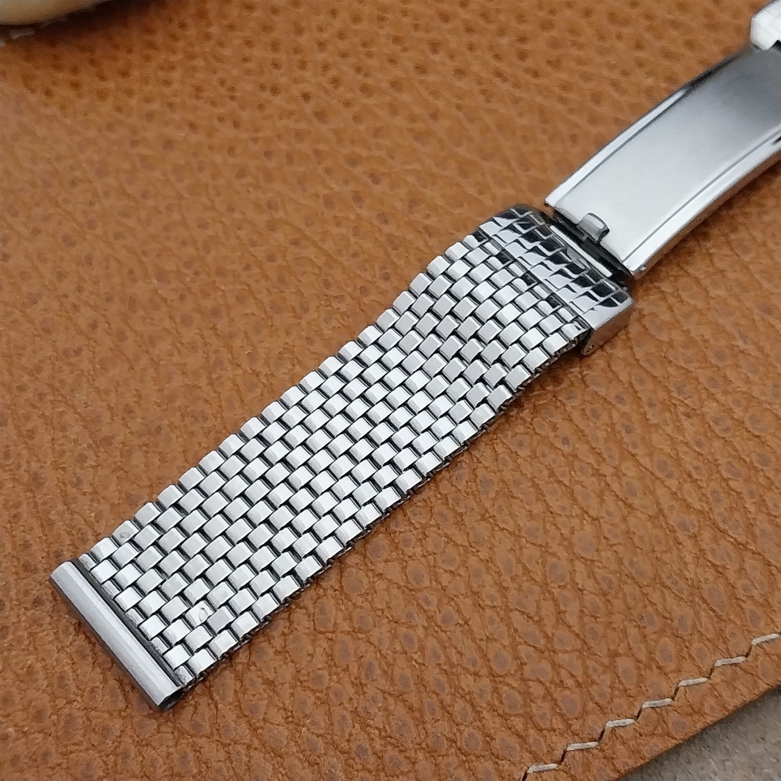 5/8" JB Champion Stainless Steel Mesh Unused nos 1940s Vintage Watch Band