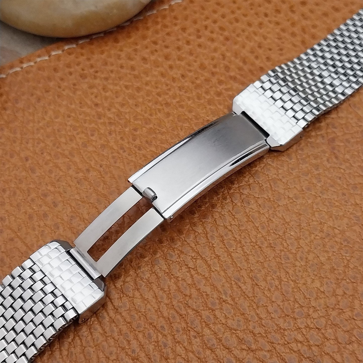 5/8" JB Champion Stainless Steel Mesh Unused nos 1940s Vintage Watch Band