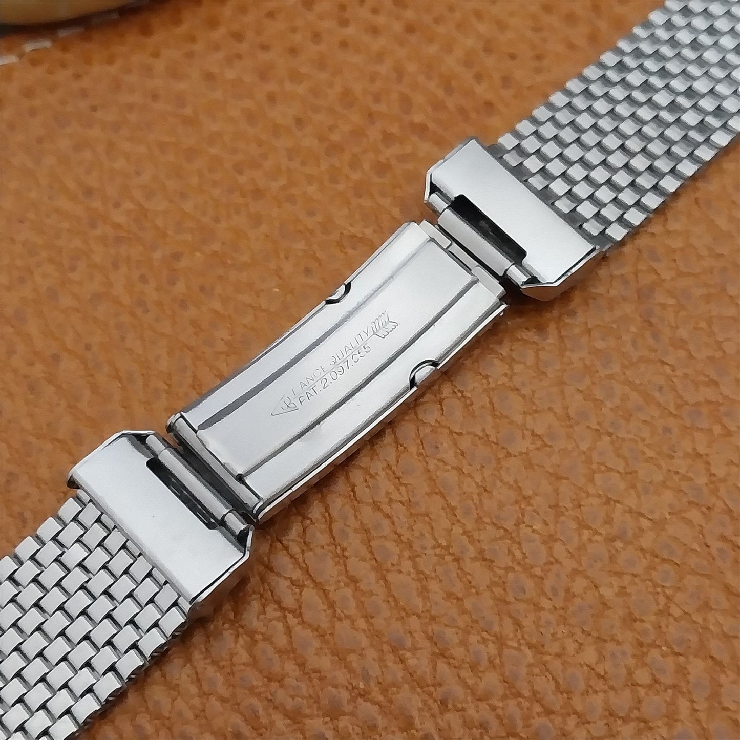 5/8" JB Champion Stainless Steel Mesh Unused nos 1940s Vintage Watch Band