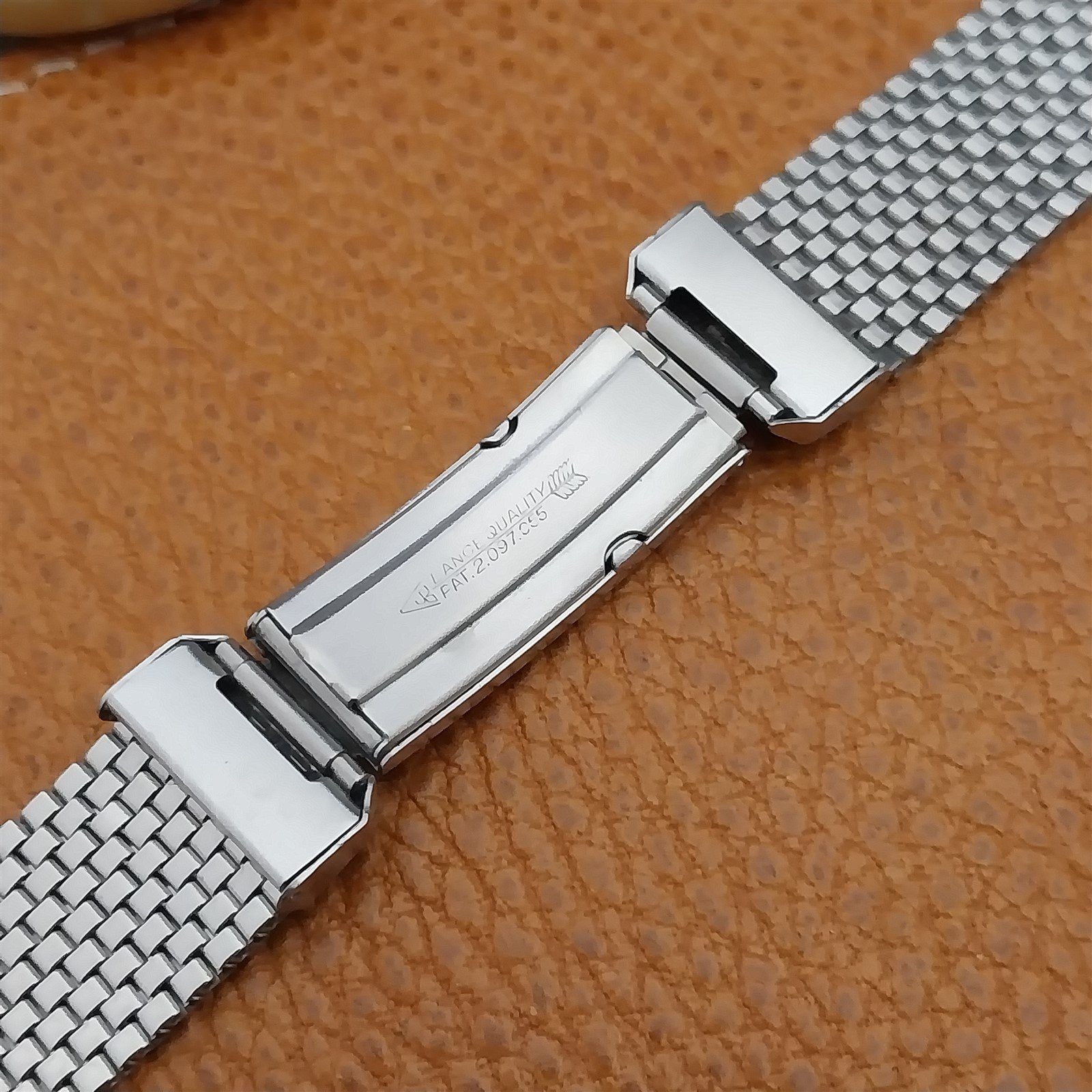 5/8" JB Champion Stainless Steel Mesh Unused nos 1940s Vintage Watch Band