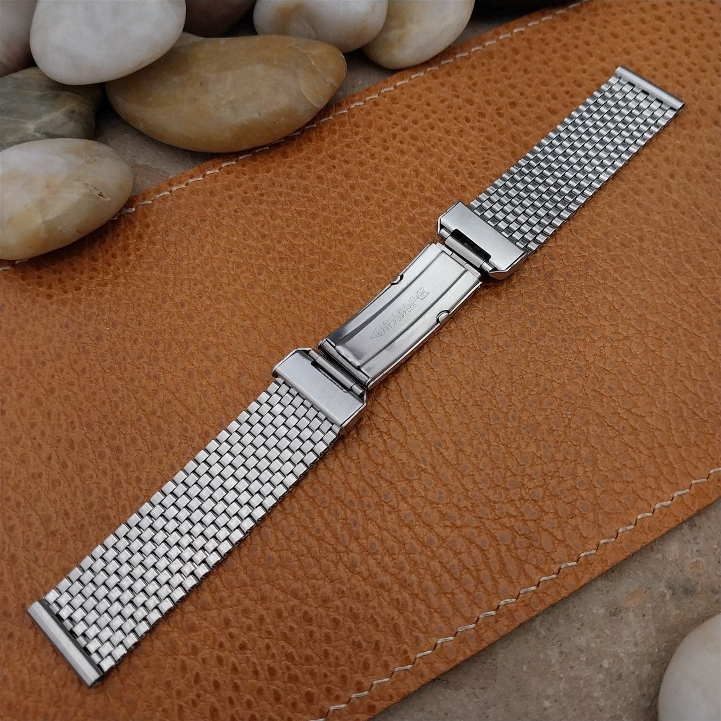 5/8" JB Champion Stainless Steel Mesh Unused nos 1940s Vintage Watch Band