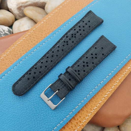 20mm Skindiver Diver Strap 1960s Unused Vintage Watch Band & Bead Blasted Buckle