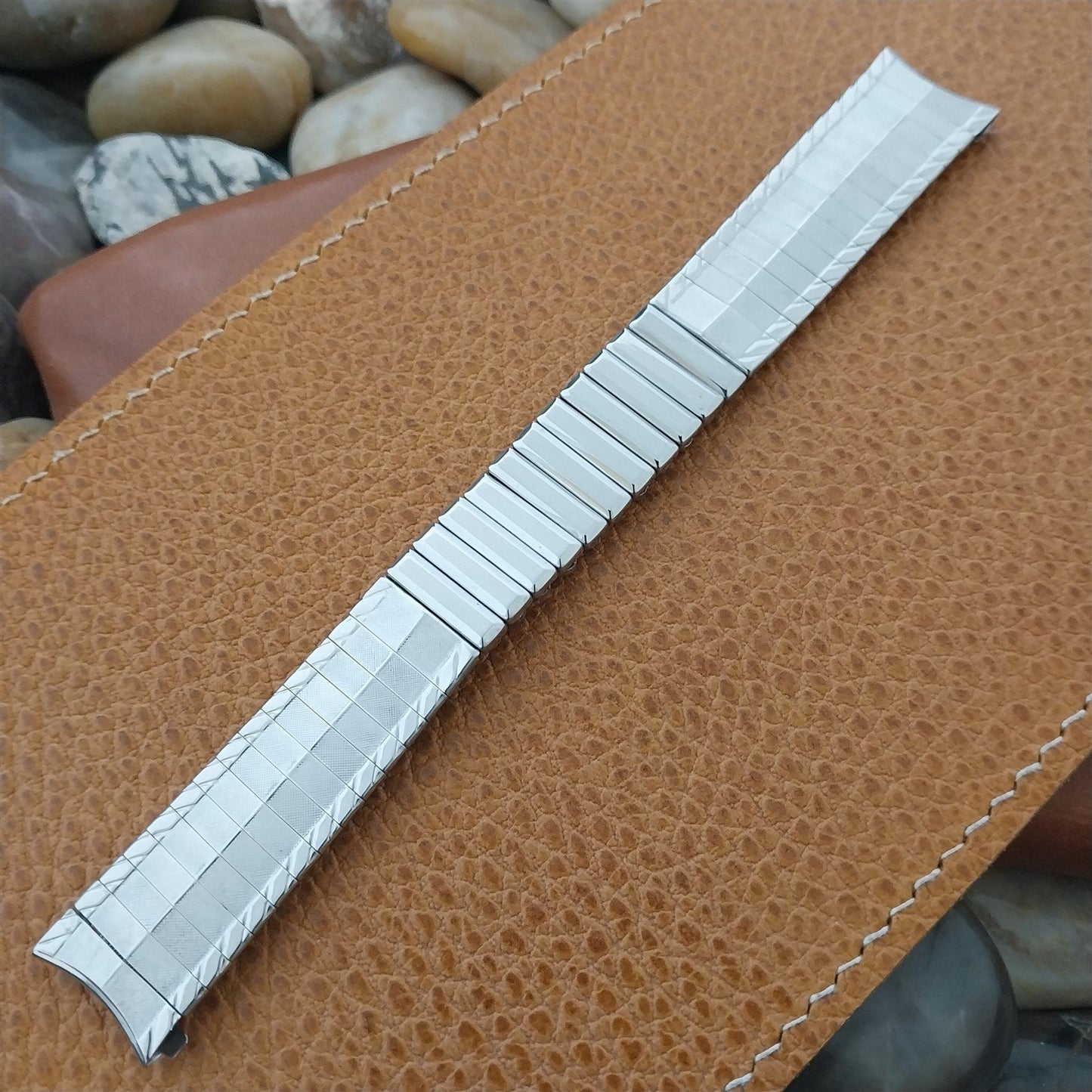 17.2mm Scott Stainless Steel Expansion nos Unused 1960s Vintage Watch Band