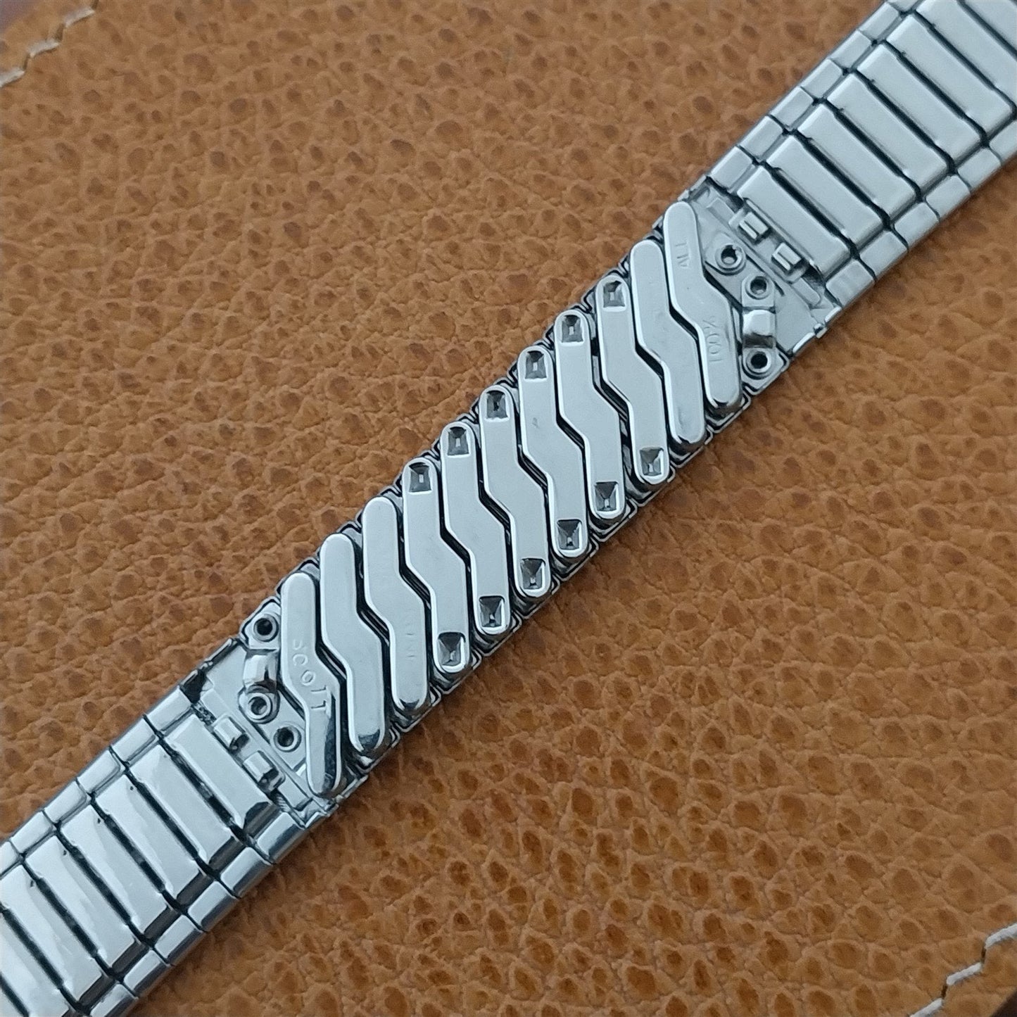 17.2mm Scott Stainless Steel Expansion nos Unused 1960s Vintage Watch Band