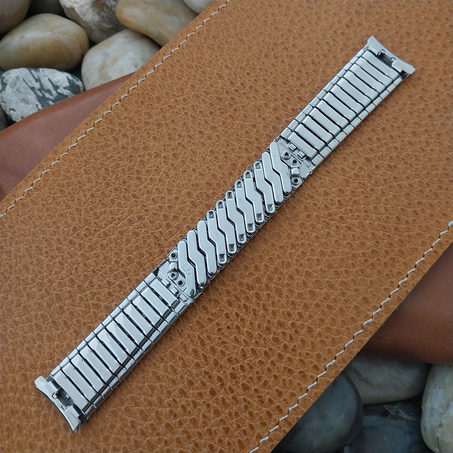 17.2mm Scott Stainless Steel Expansion nos Unused 1960s Vintage Watch Band