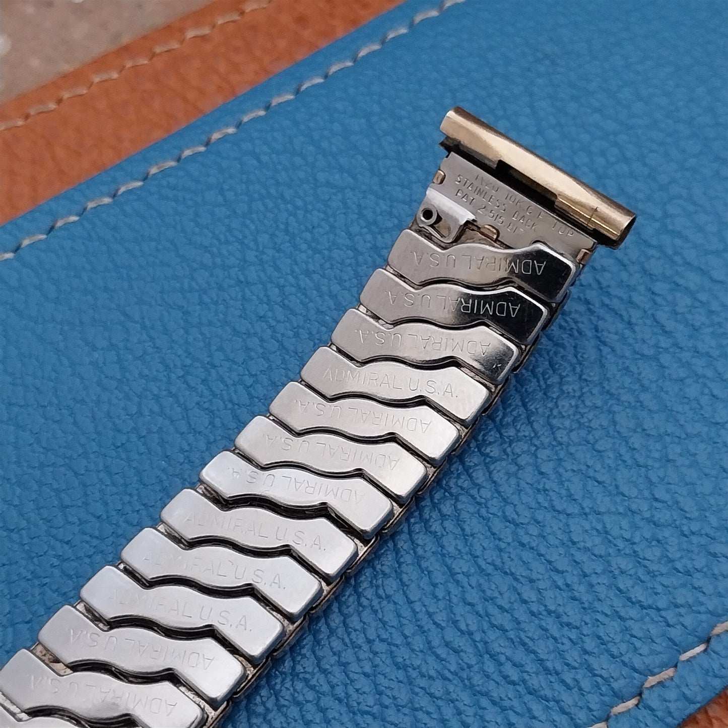 Vintage 19mm 18mm 17mm 16mm 10k Gold-Filled Admiral Unused 1950s Watch Band