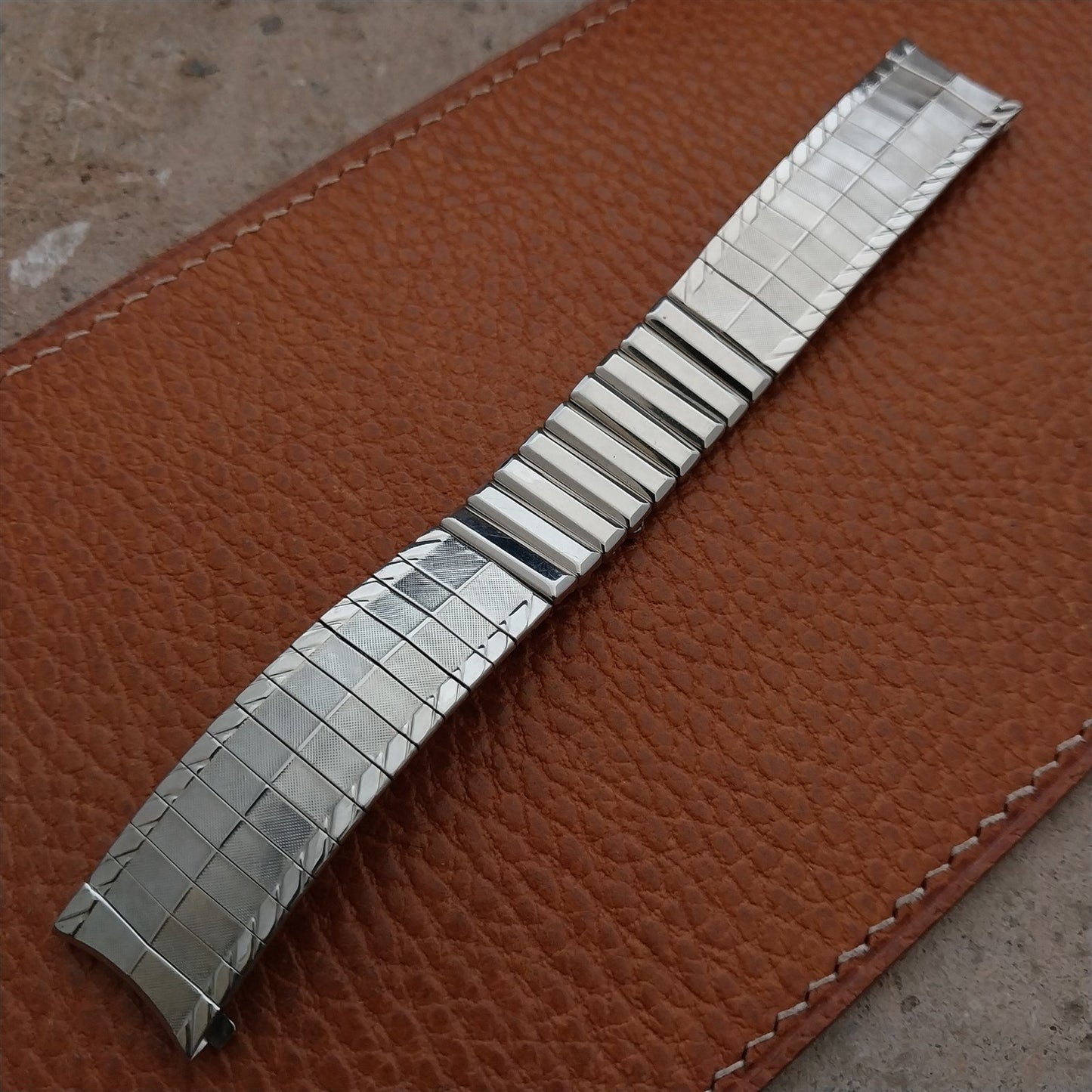 17.2mm Scott Stainless Steel Expansion nos Unused 1960s Vintage Watch Band