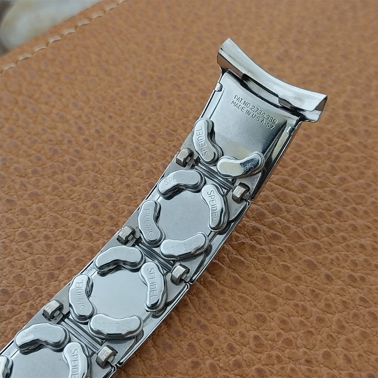 1957 Speidel White Gold-filled & Lizard Unused Vintage Watch Band