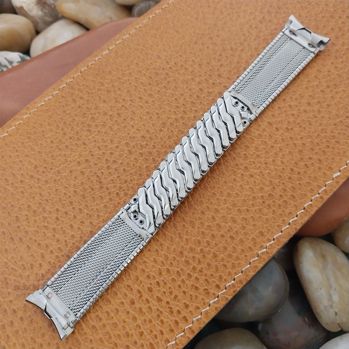 18mm 19mm 17.2mm Stainless Steel Kreisler USA Unused 1960s Vintage Watch Band