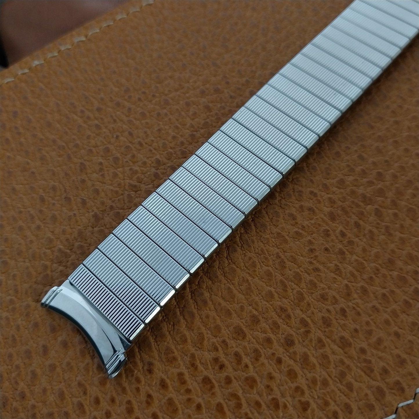 19mm 18mm Kreisler USA Stainless Steel DuraFlex Unused 1960s Vintage Watch Band