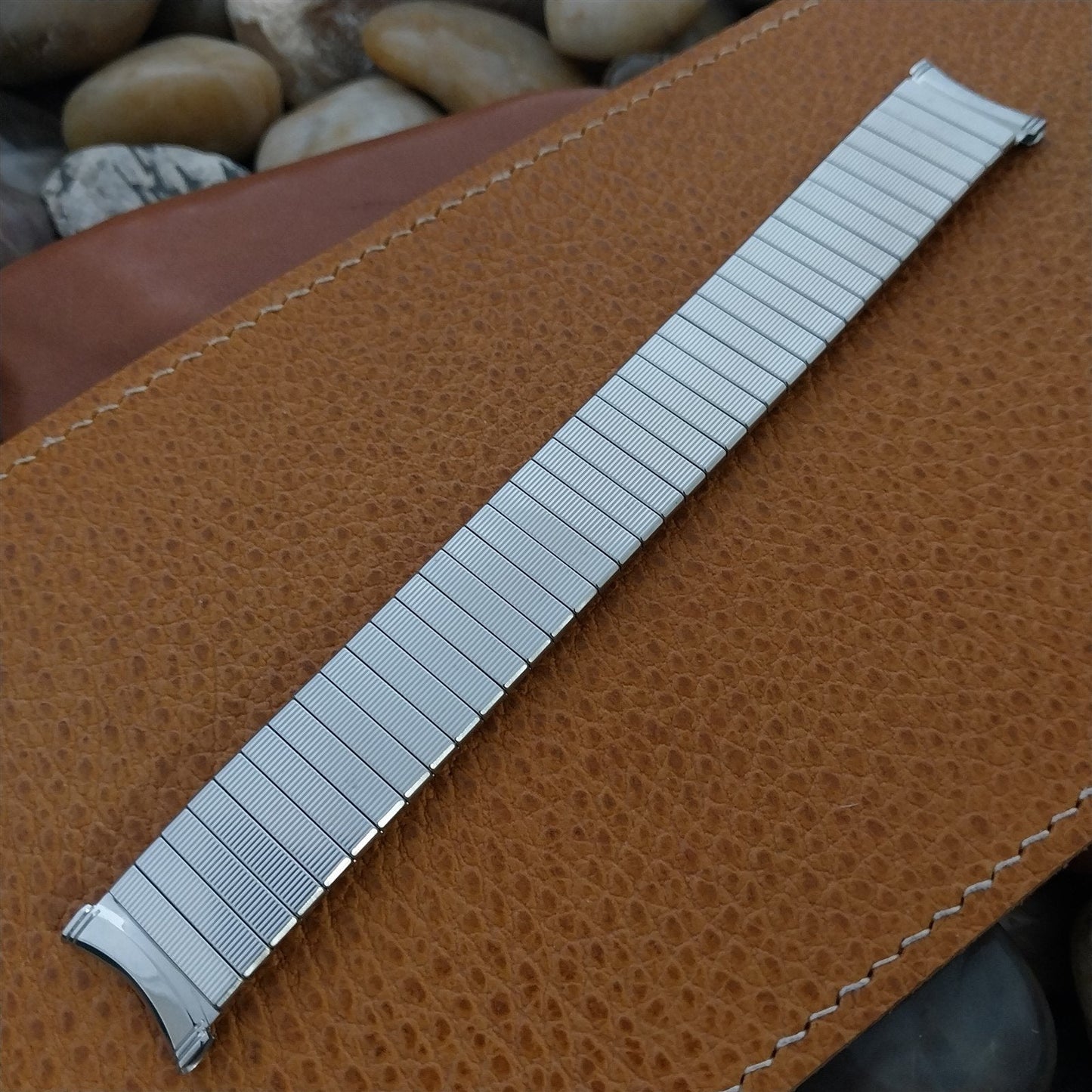 19mm 18mm Kreisler USA Stainless Steel DuraFlex Unused 1960s Vintage Watch Band