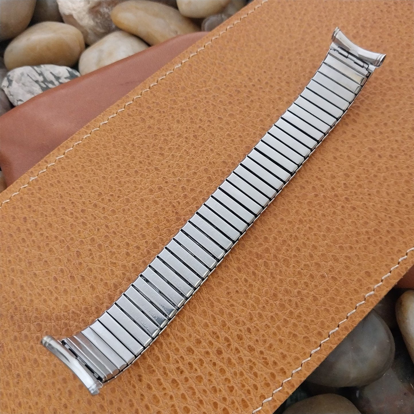 19mm 18mm Kreisler USA Stainless Steel DuraFlex Unused 1960s Vintage Watch Band