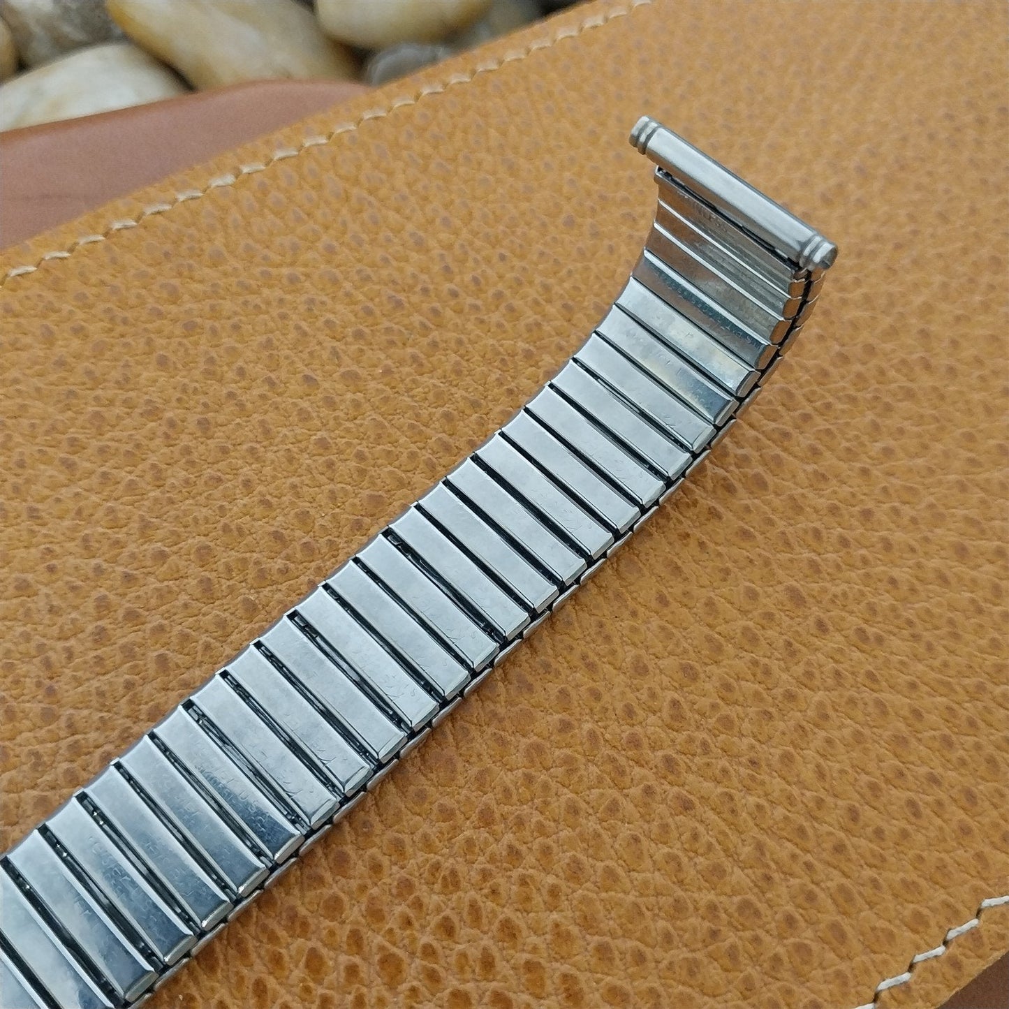 Kreisler 19mm 18mm Stainless Steel DuraFlex 1960s Unused nos Vintage Watch Band