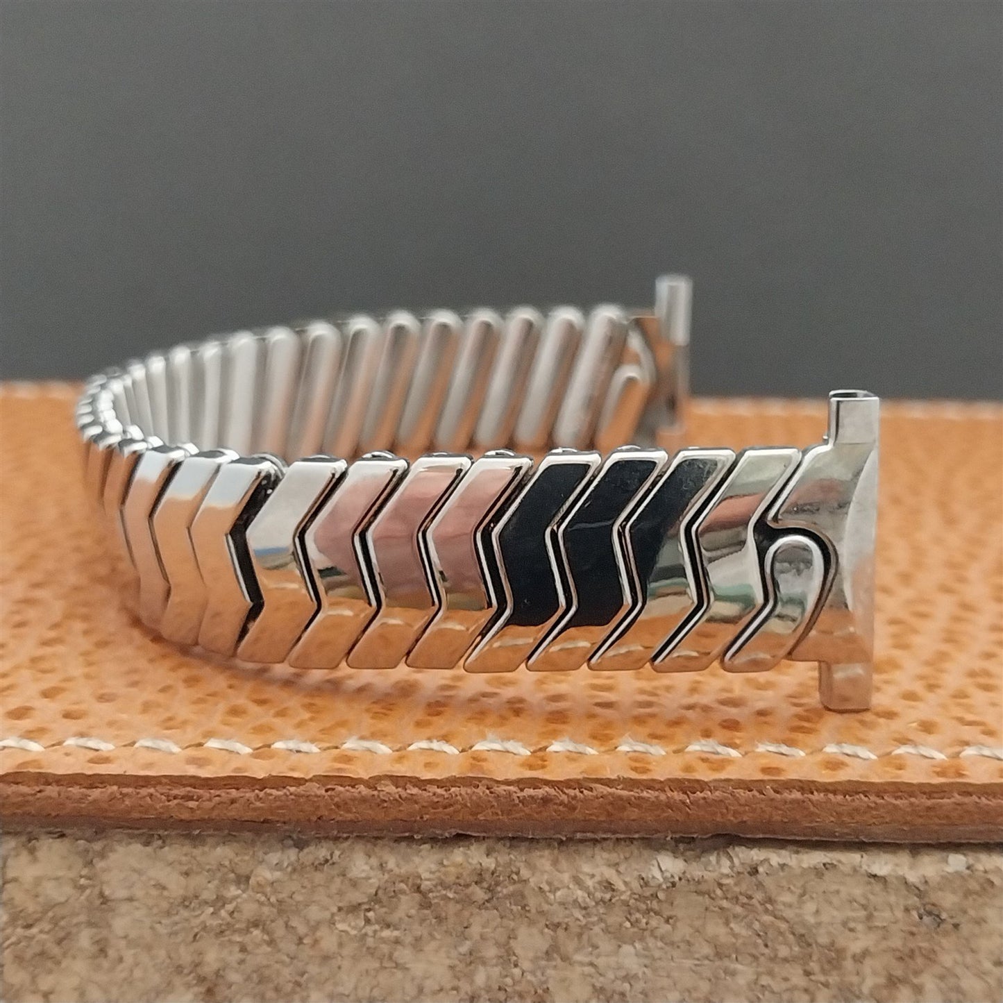 Stainless Steel JB Royal Champion Short Expansion nos 1940s Vintage Watch Band