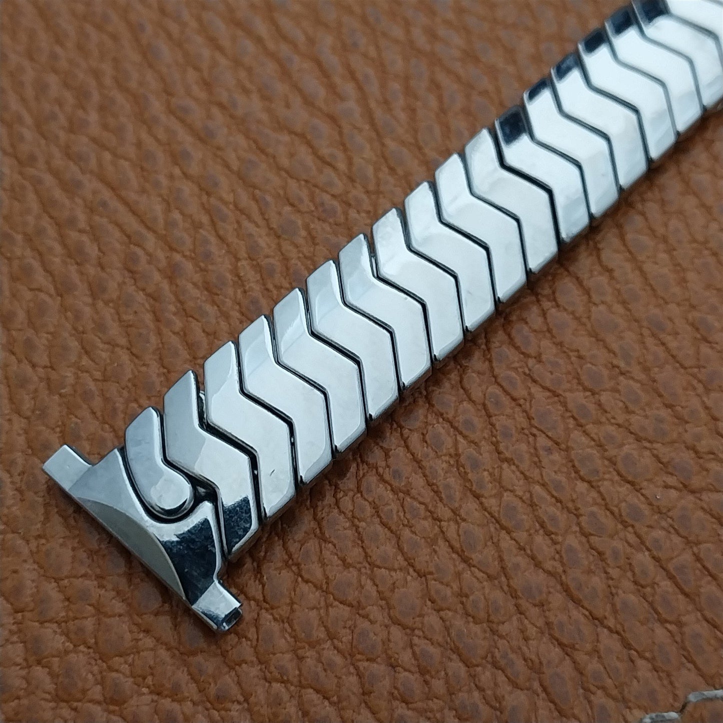 Stainless Steel JB Royal Champion Short Expansion nos 1940s Vintage Watch Band