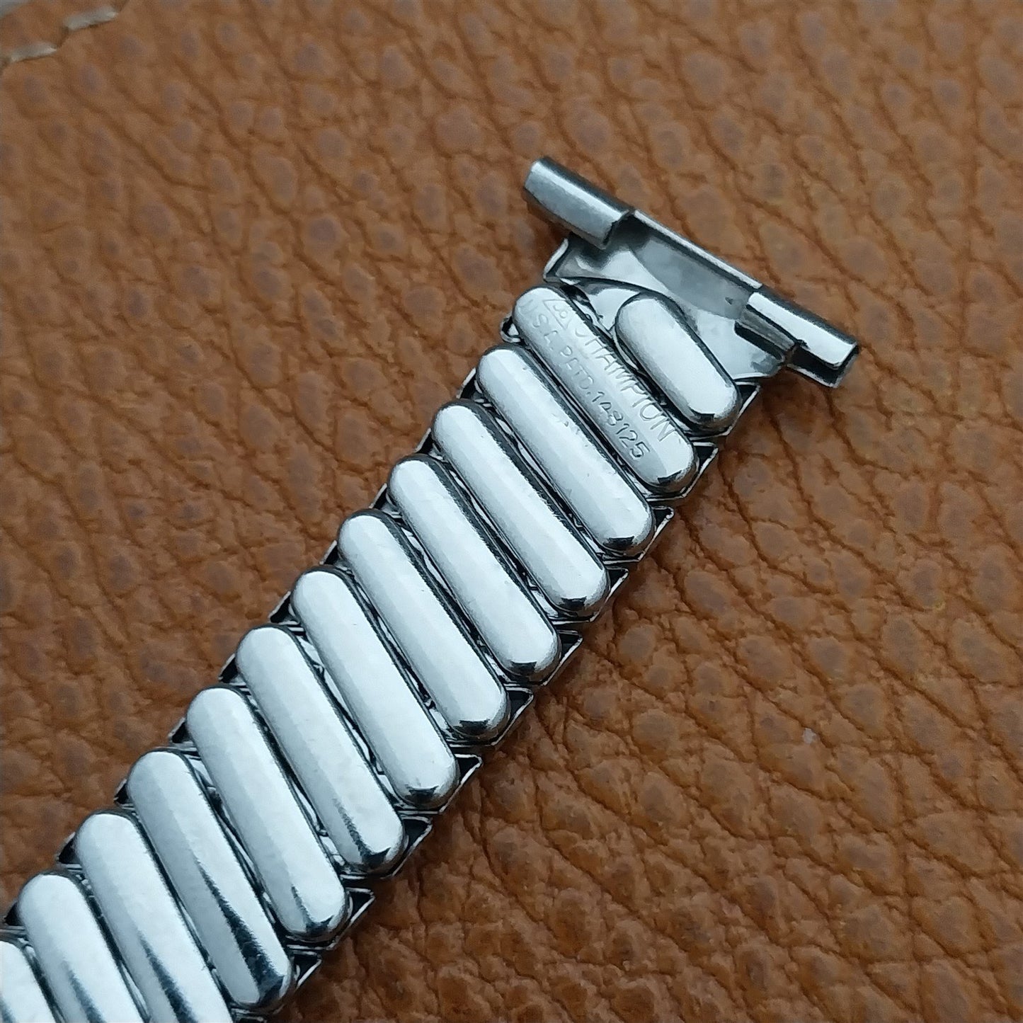 Stainless Steel JB Royal Champion Short Expansion nos 1940s Vintage Watch Band