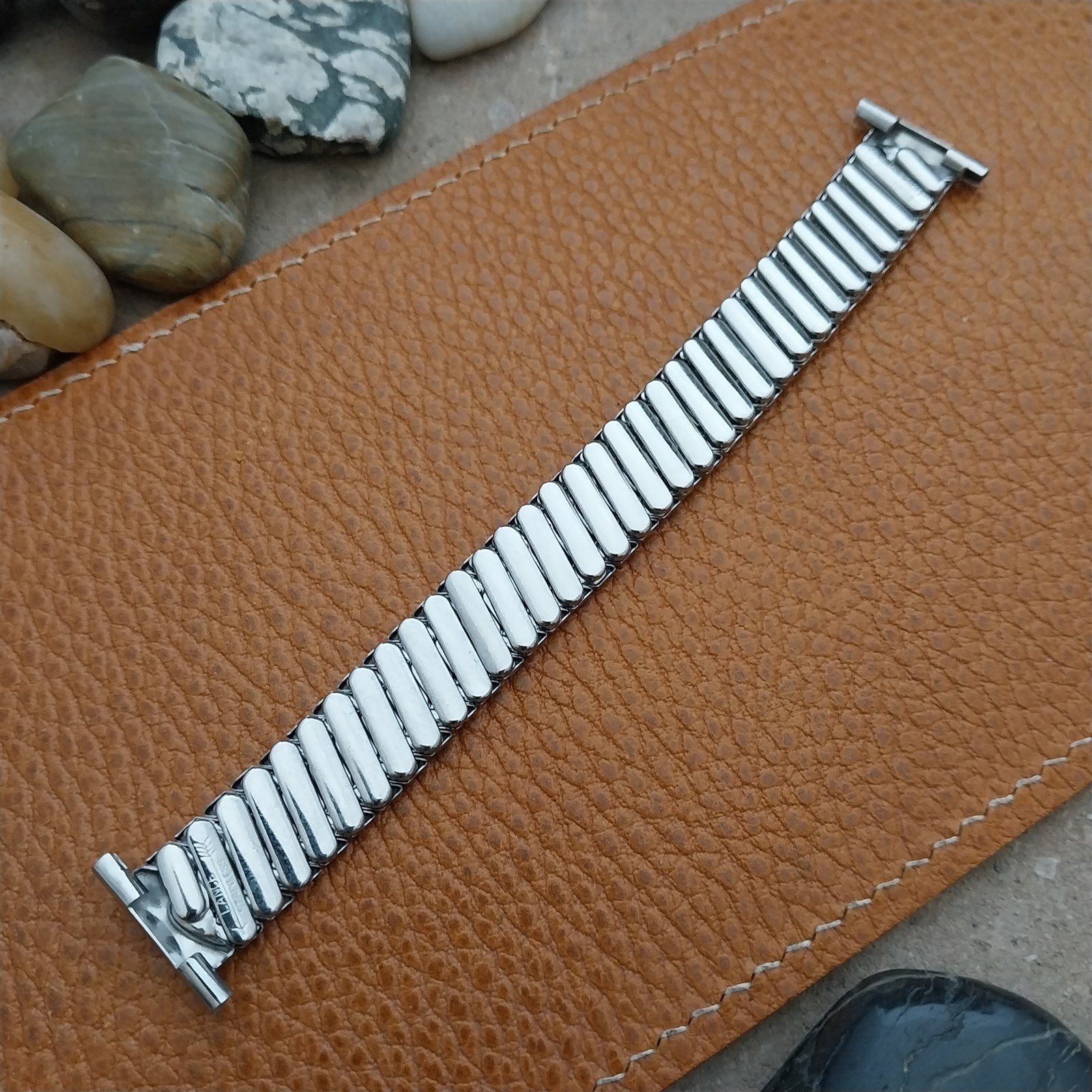 Stainless Steel JB Royal Champion Short Expansion nos 1940s Vintage Watch Band