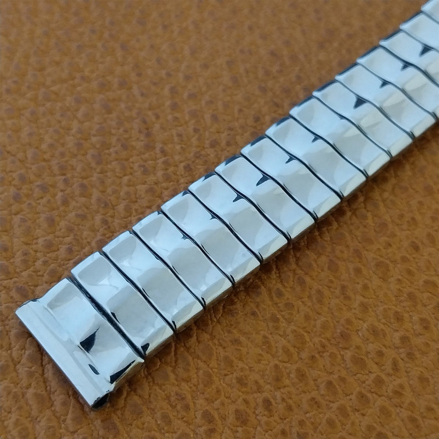 5/8" Stainless Steel Bristol Short Expansion Unused 1950s Vintage Watch Band