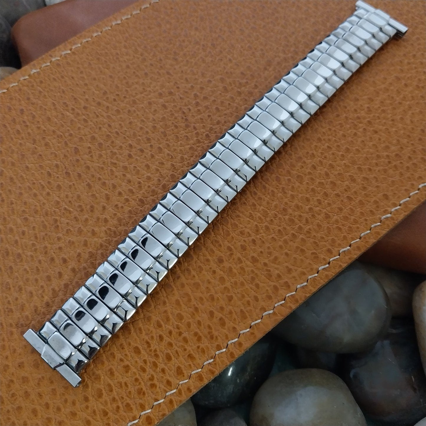 Foster 16mm 17.2mm 18mm 19mm Stainless Steel Expansion 1950s Vintage Watch Band