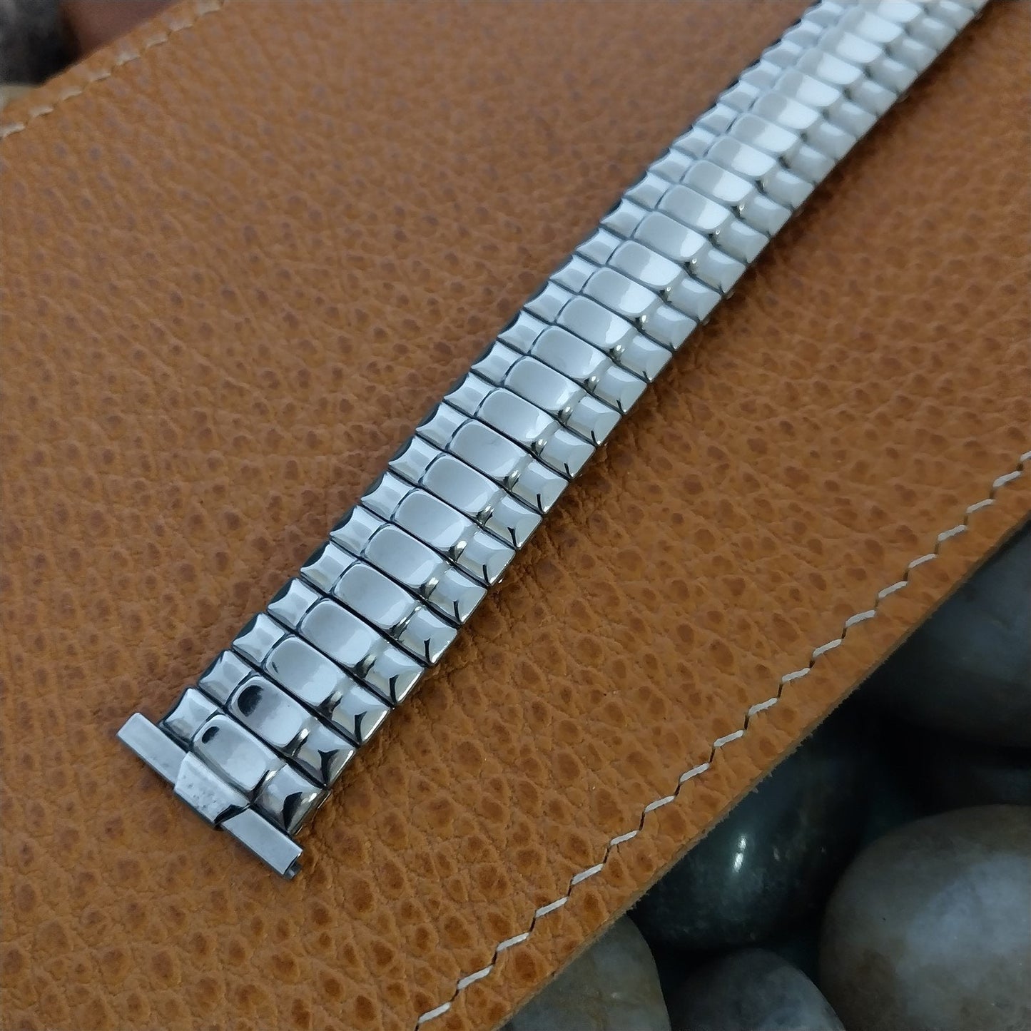 Foster 16mm 17.2mm 18mm 19mm Stainless Steel Expansion 1950s Vintage Watch Band