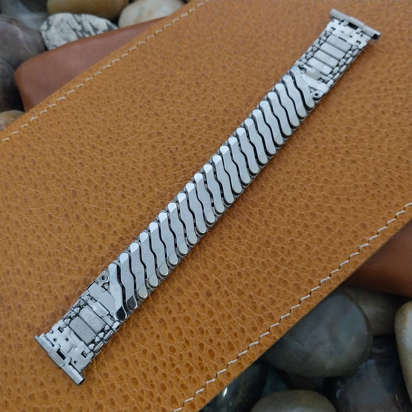 Foster 16mm 17.2mm 18mm 19mm Stainless Steel Expansion 1950s Vintage Watch Band