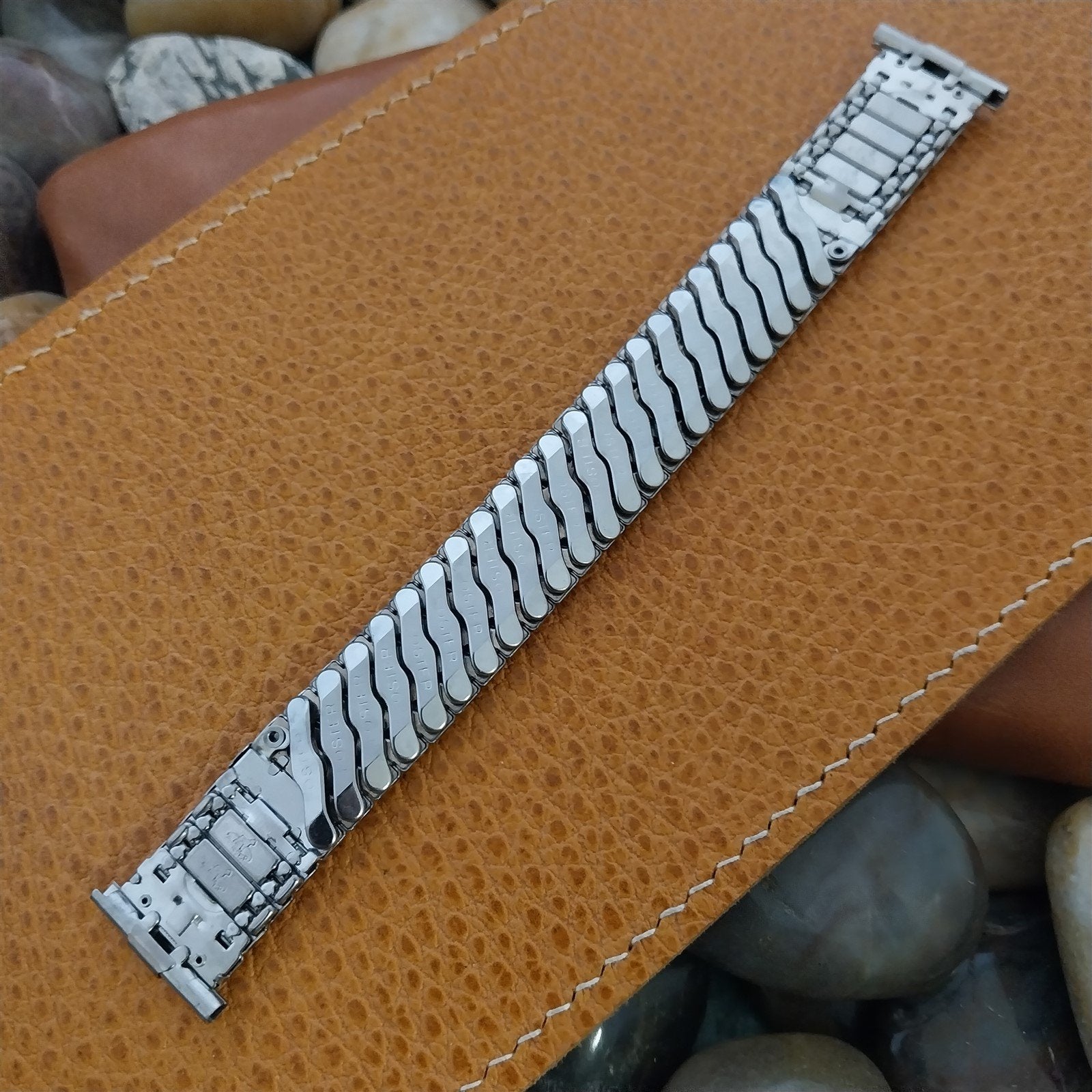 Foster 16mm 17.2mm 18mm 19mm Stainless Steel Expansion 1950s Vintage Watch Band