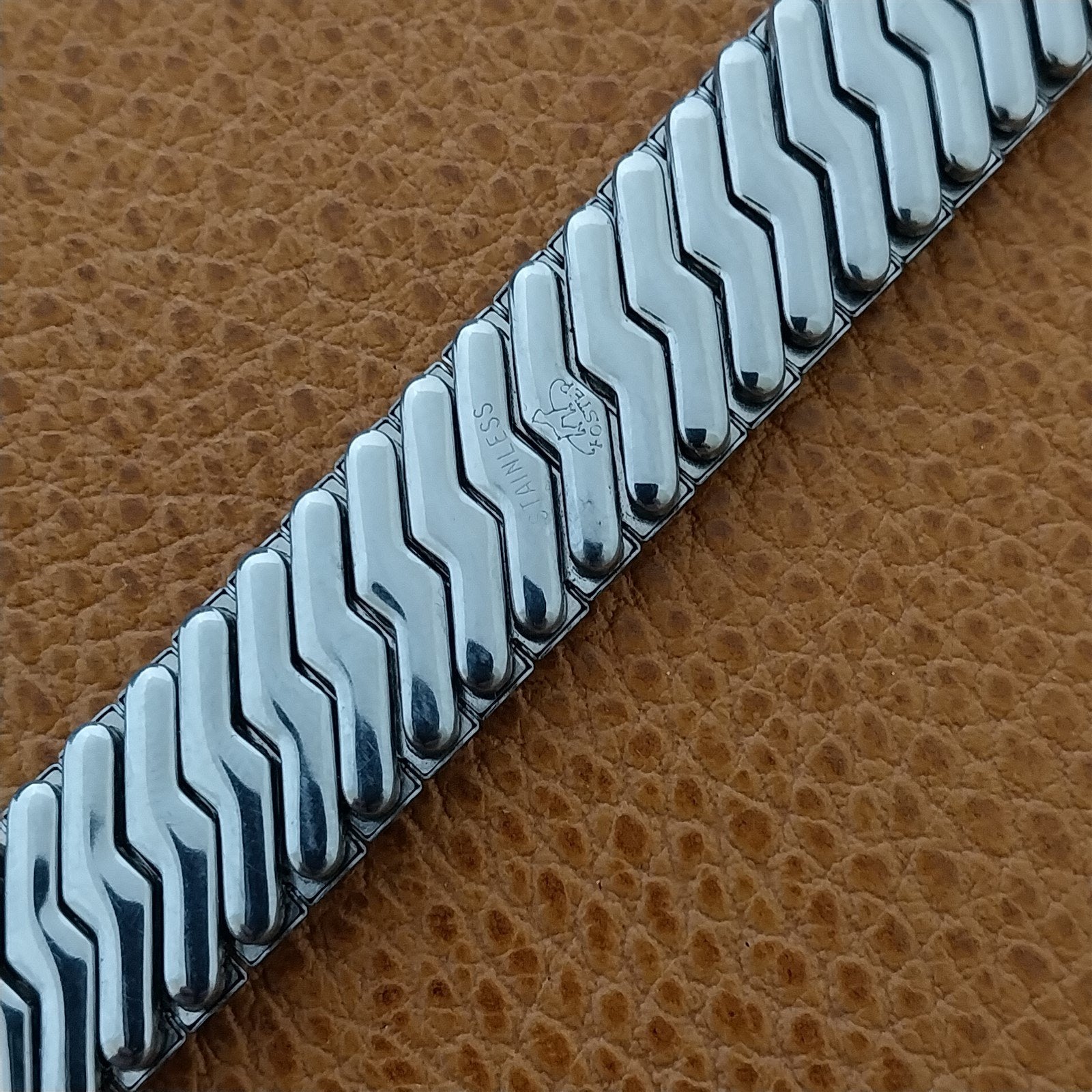 Vintage 1950s 5/8" Stainless Steel Foster Classic Stretch Unused nos Watch Band