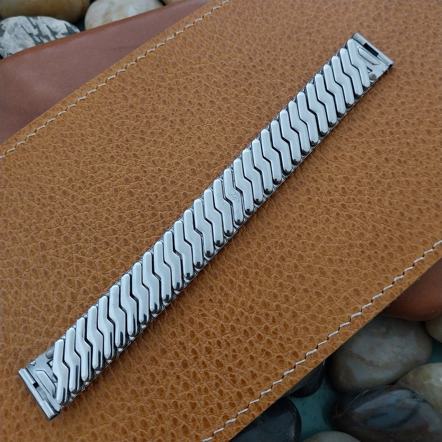 Vintage 1950s 5/8" Stainless Steel Foster Classic Stretch Unused nos Watch Band