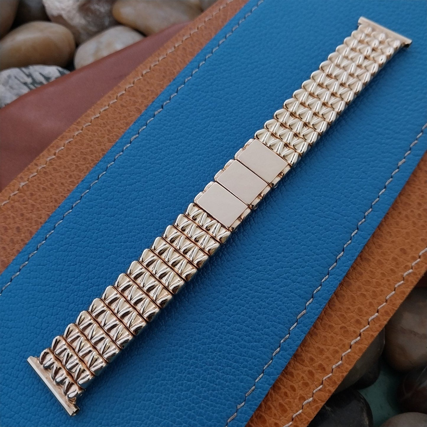 Bretton 12K Gold-Filled Engravable ID Classic 1940s Unused Vintage Watch Band