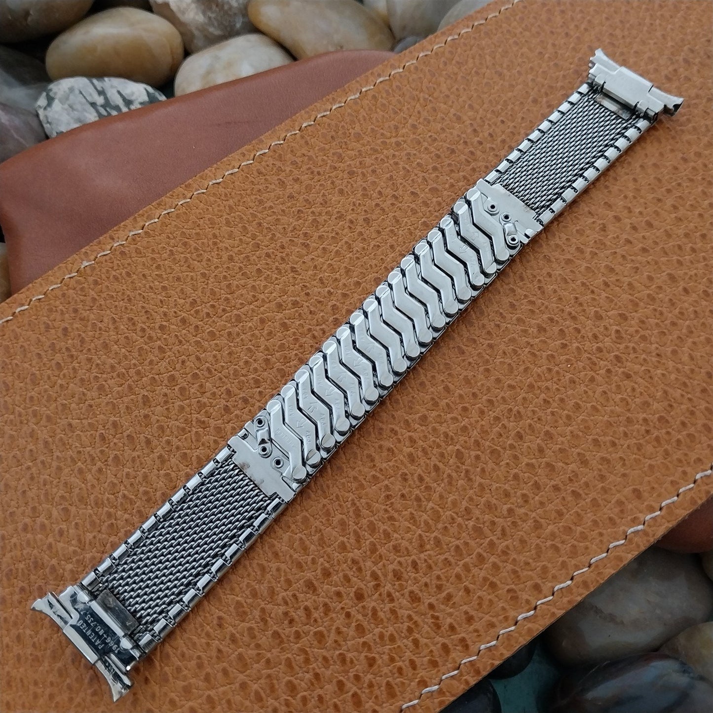 20mm 19mm Kreisler Stainless Steel Expansion Unused nos 1960s Vintage Watch Band