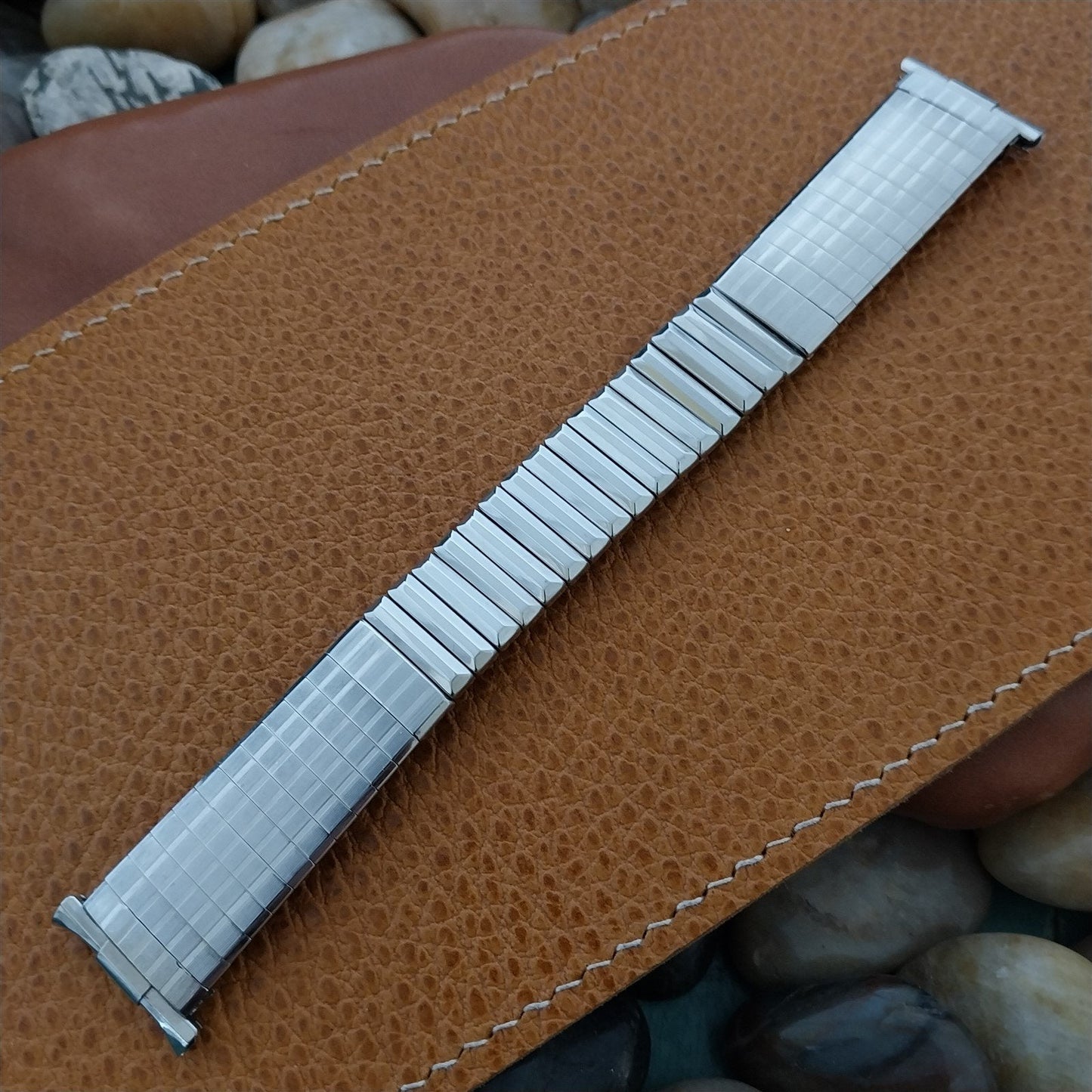 20mm 19mm Kreisler Stainless Steel Expansion Unused nos 1960s Vintage Watch Band