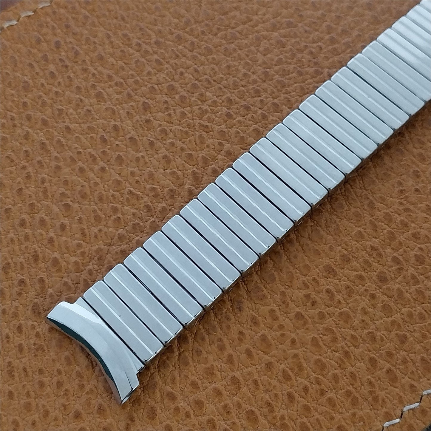 Lenox 16mm 18mm 19mm Stainless Steel nos Unused 1960s Vintage Watch Band