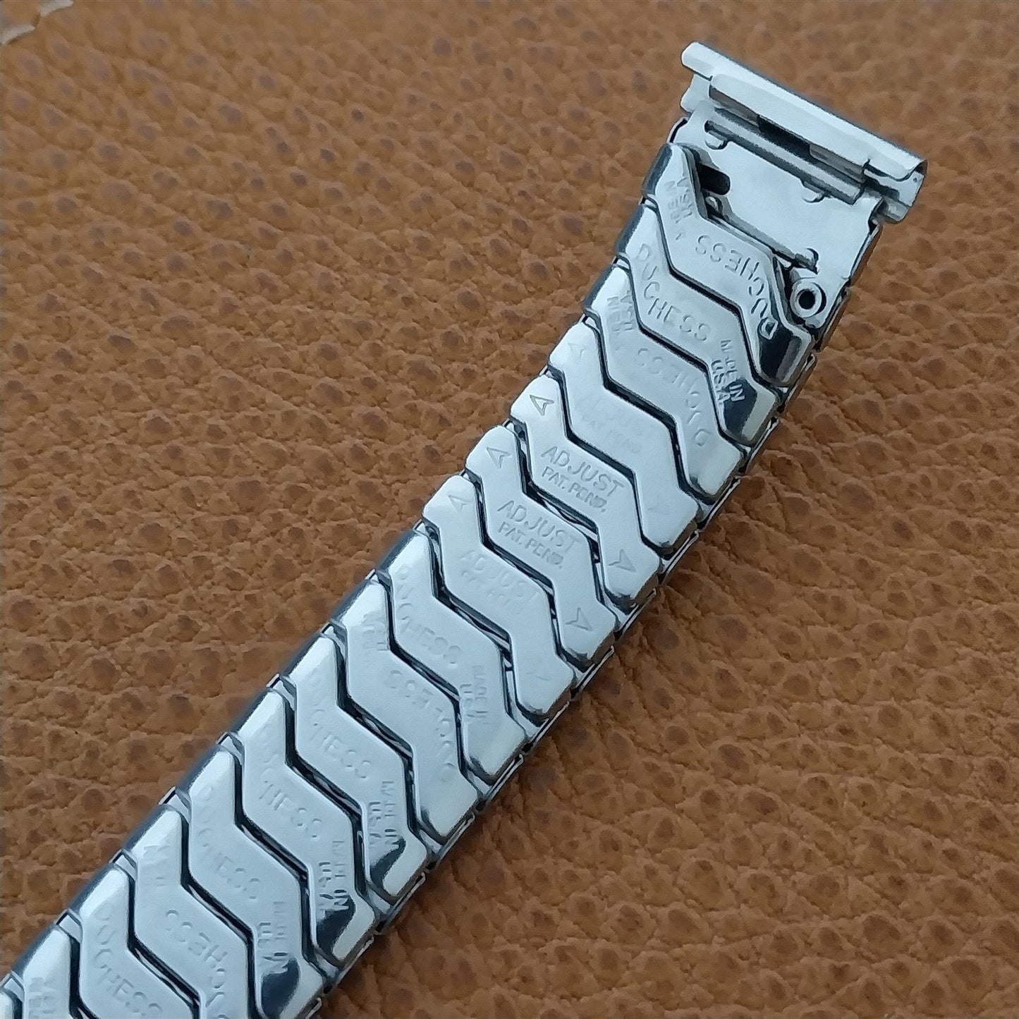 19mm 18mm 16mm Stainless Steel Expansion Duchess Unused 1960s Vintage Watch Band