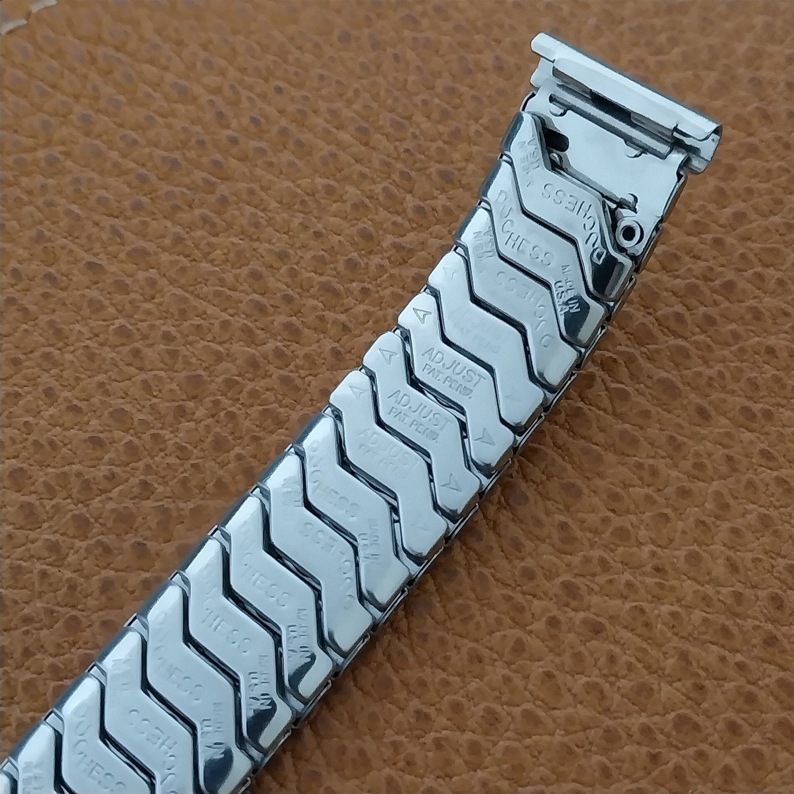 19mm 18mm 16mm Stainless Steel Expansion Duchess Unused 1960s Vintage Watch Band