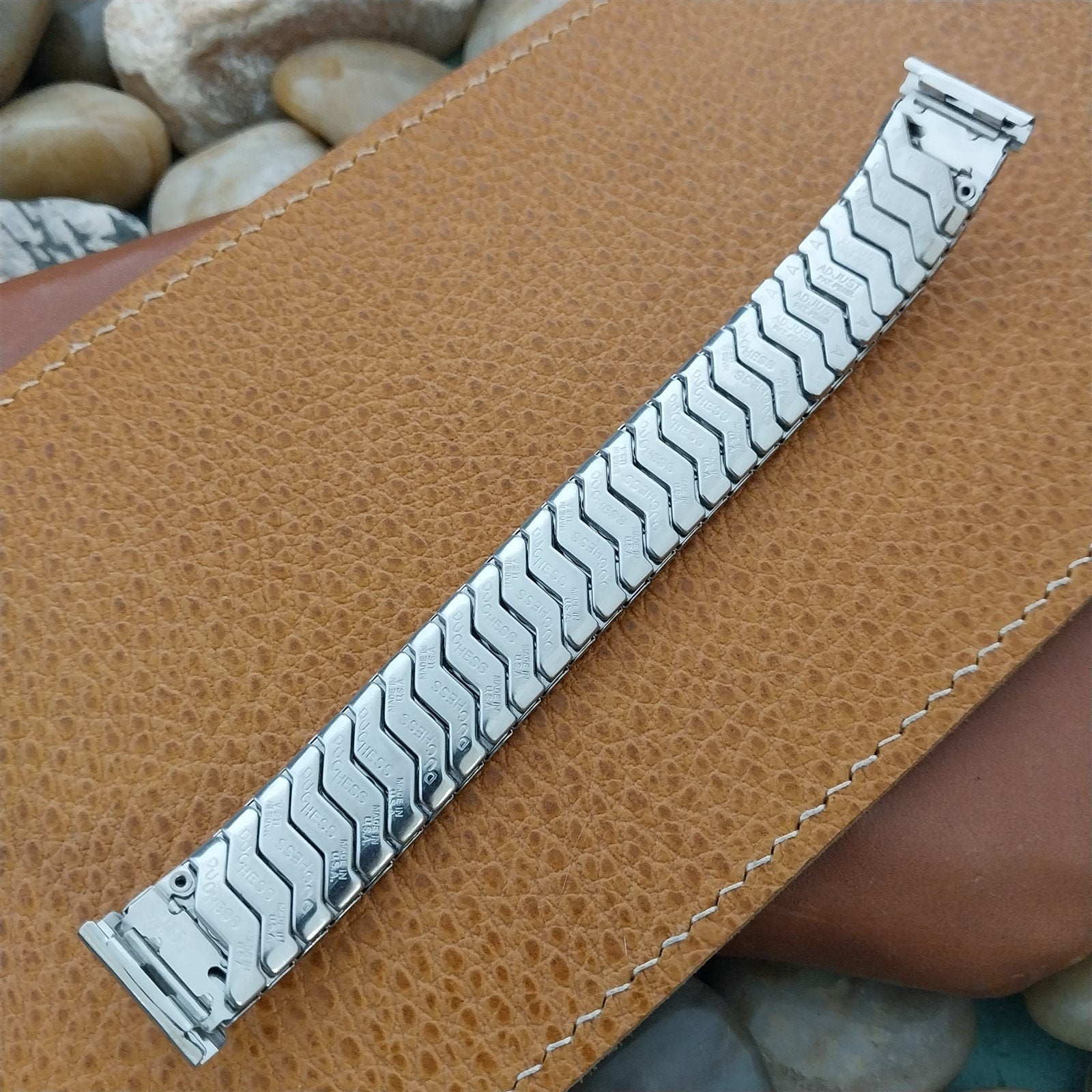 19mm 18mm 16mm Stainless Steel Expansion Duchess Unused 1960s Vintage Watch Band