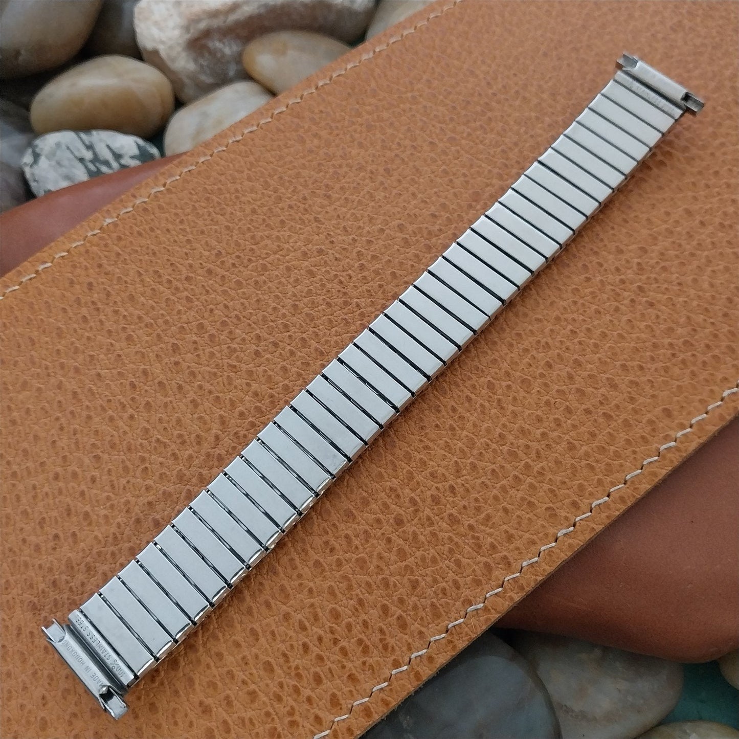 18mm 19mm Kestenmade Stainless Steel Expansion 1970s Unused Vintage Watch Band