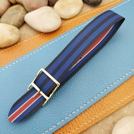 Vintage 18mm Perlon Reversible Classic Single Pass Unused nos 1960s Watch Band